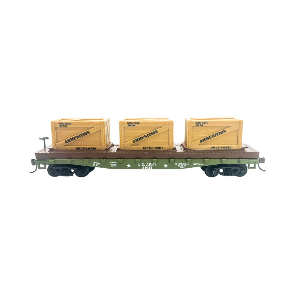 U.S. Army Flat Car w Crates